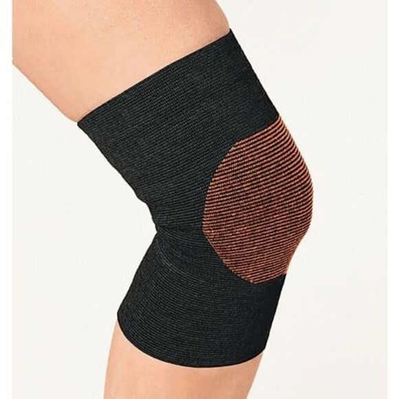 Copper Bamboo Mens Size Large Compression Knee Support for Stiff Achy Joint New - Picture 1 of 1
